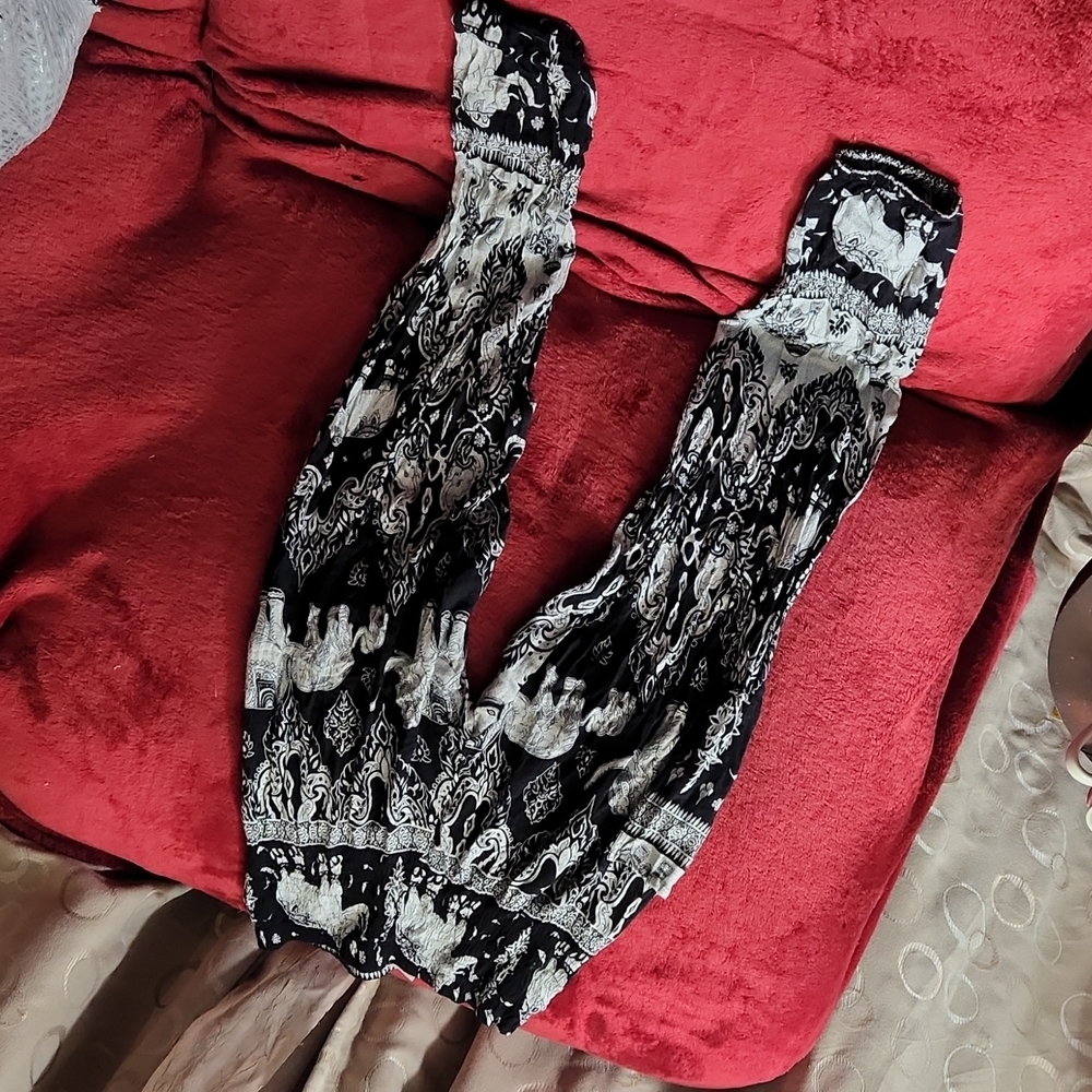 Boho pants elephant Large